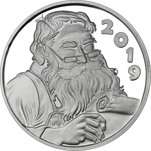 Compare cheapest prices of 2019 1oz Santa's List Christmas Silver Round 